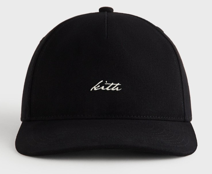 Kith Autograph Brushed Twill Bay Low Pinch Crown Cap  (*New)