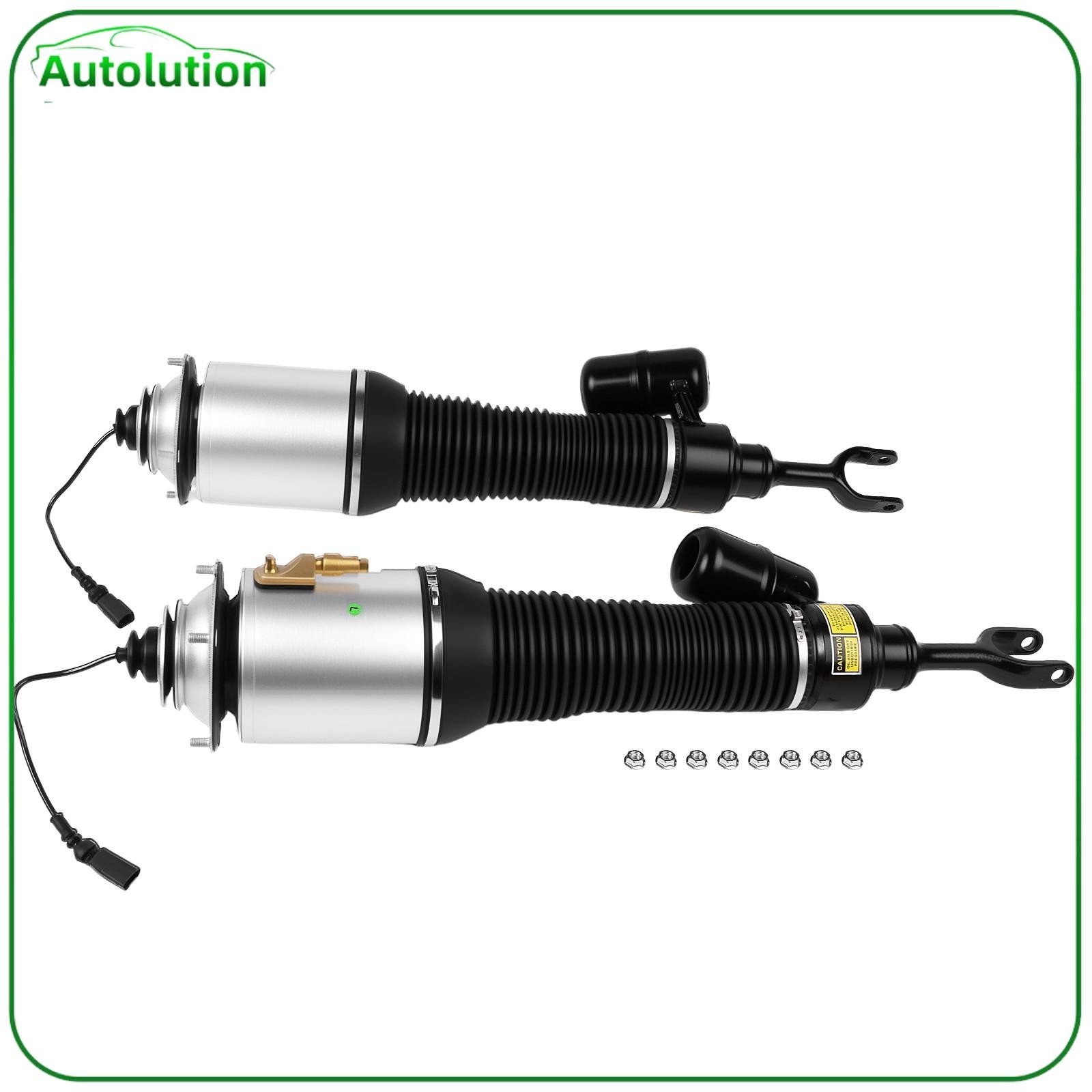 Pair Front Air Suspension Shock Struts For Bentley Continental GT Flying Spur