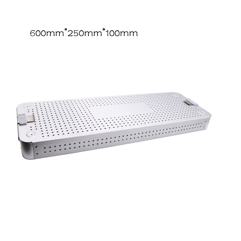 1pc Instruments Sterilization Tray Case Disinfection Box Aluminium,60*25*10cm 1pc Instruments Sterilization Tray Case Disinfection Box Aluminium,60*25*10cm