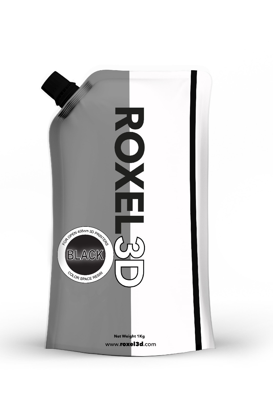 ROXEL3D 1KG BLACK RESIN FOR OPEN 405nm MSLA/LCD/DLP 4K+3D PRINTERS ROXEL3D 1KG BLACK RESIN FOR OPEN 405nm MSLA/LCD/DLP 4K+3D PRINTERS