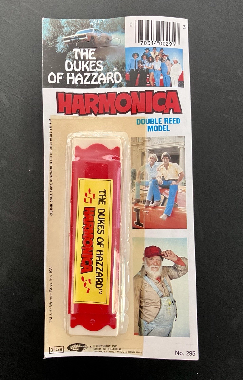 The Dukes of Hazzard Double Reed Harmonica - Vintage 1983 Premium Condition NOS
