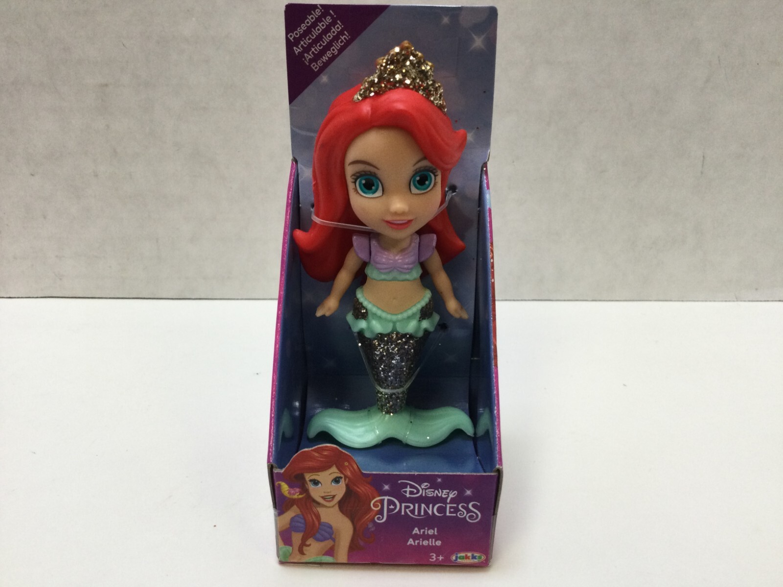 Disney Princess Poseable Mini Doll Toddler Miniature 3.5