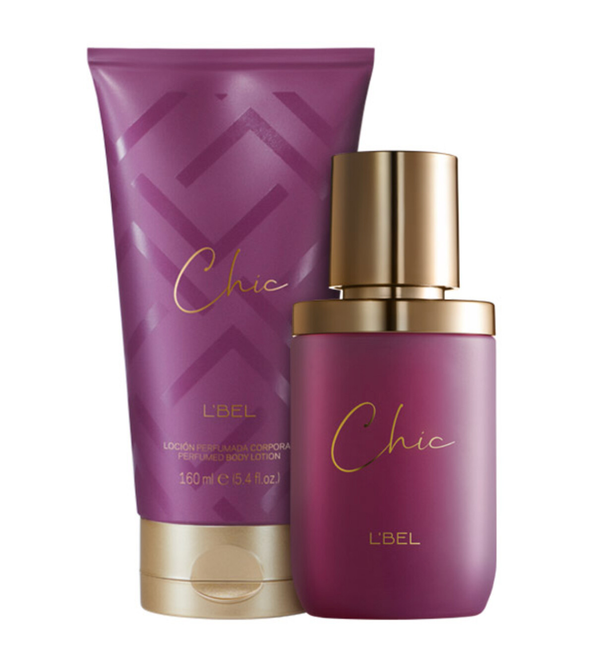 L\'Bel Chic Women Perfume & Body Lotion Set, Modern Floral Chypre Scent 1.7 fl oz