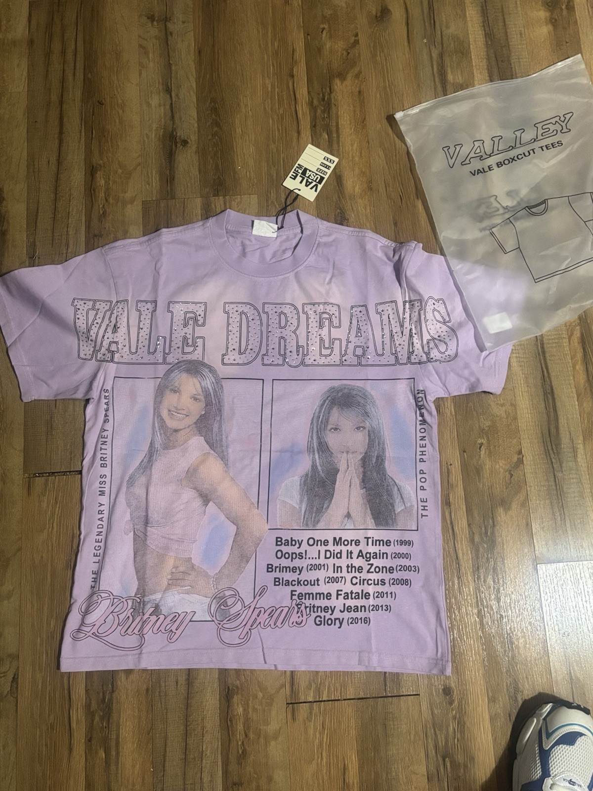 Vale Dreams Britney Spears Purple Rhinestone TEE 🚨SAME DAY SHIPPING OR NEXT DAY Vale Dreams Britney Spears Purple Rhinestone TEE 🚨SAME DAY SHIPPING OR NEXT DAY