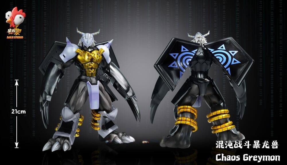 Chaos Greymon Resin IK Studio Digimon Figure Collectibles MH 21cm IN STOCK