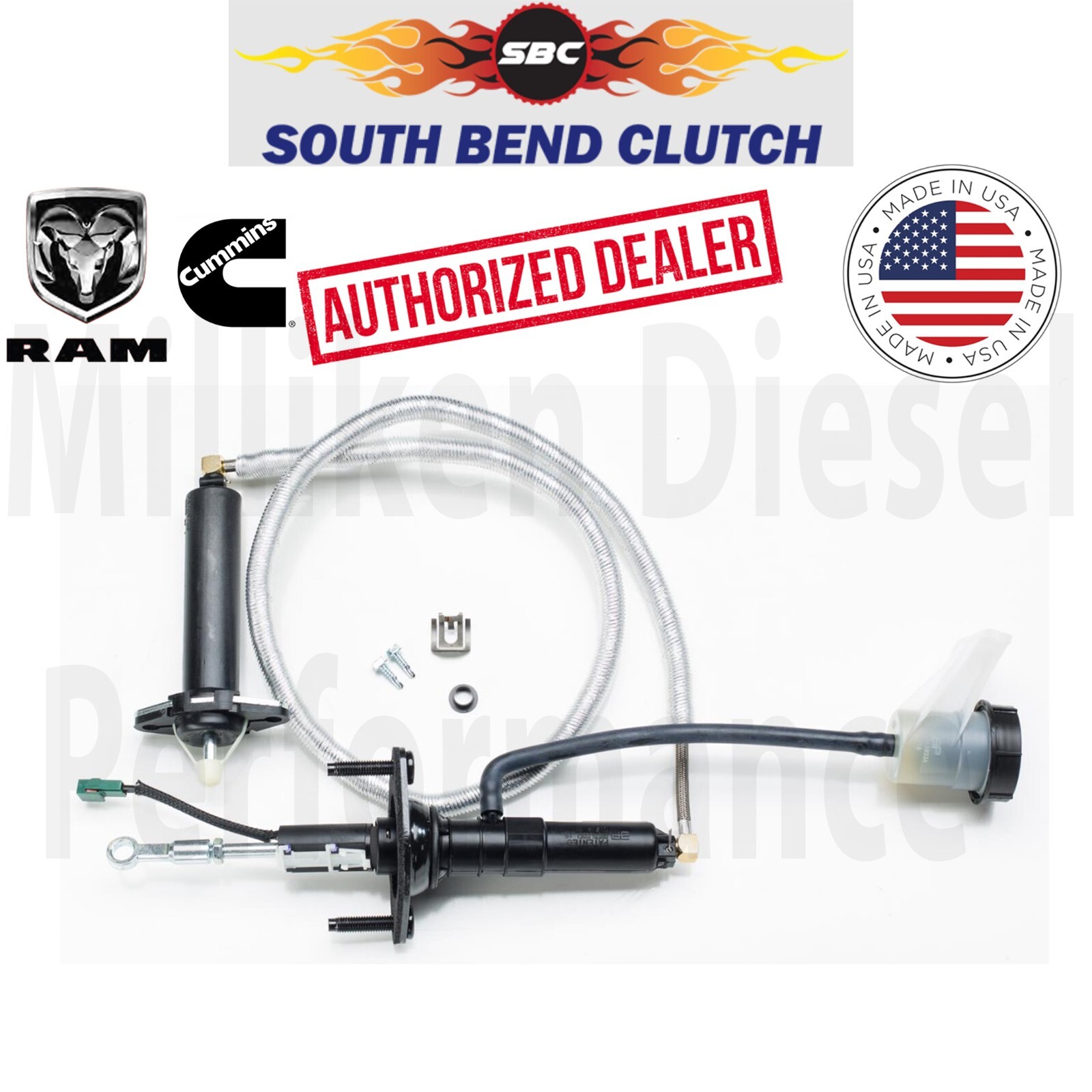 South Bend Clutch Hydx.750 Upgraded Hydraulics G56 2003-2017 Dodge Ram Cummins