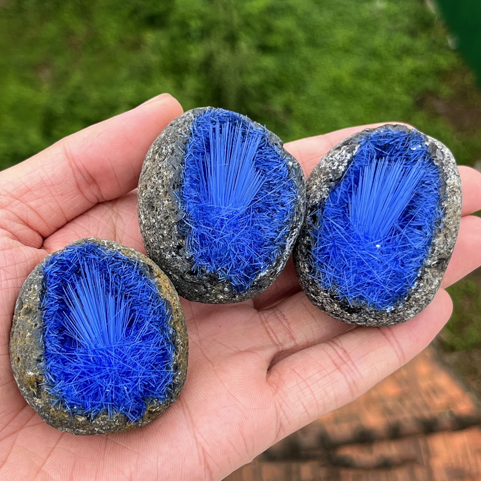 Rare Blue Magnetite Quartz Clusters Rough Stone Goethite Mineral Geode Specimens Rare Blue Magnetite Quartz Clusters Rough Stone Goethite Mineral Geode Specimens