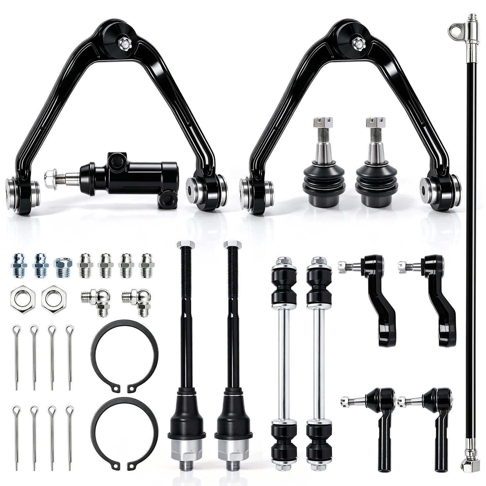 13pc Front Upper Control Arms Sway Bars Kit for Chevy Silverado GMC Sierra 1500