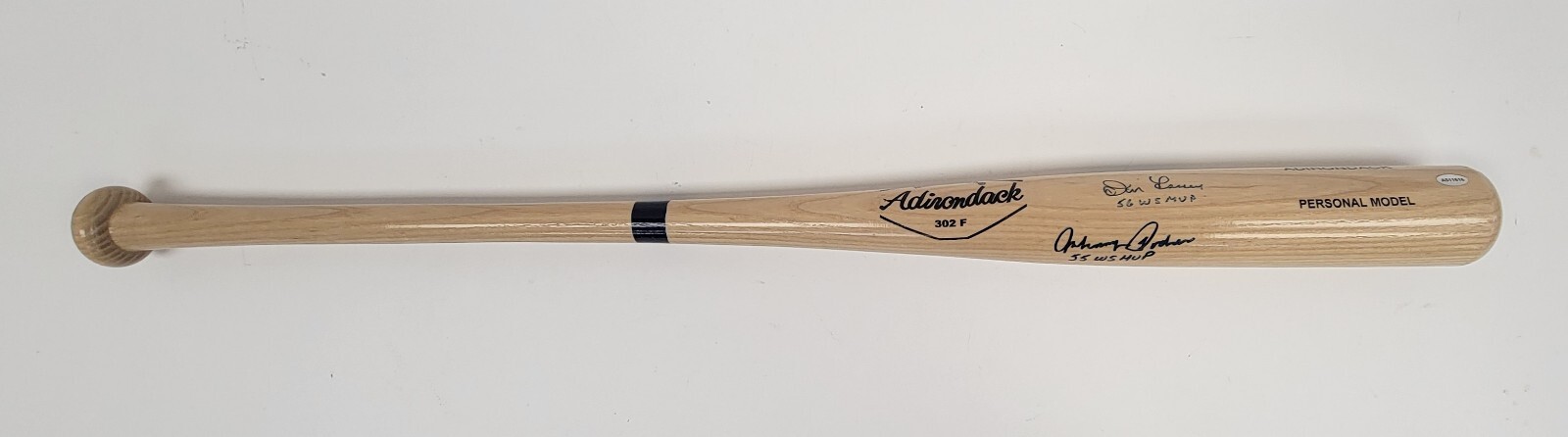 1954-56 World Series MVP Autographed Adirondack Signed + Inscribed Baseball Bat
