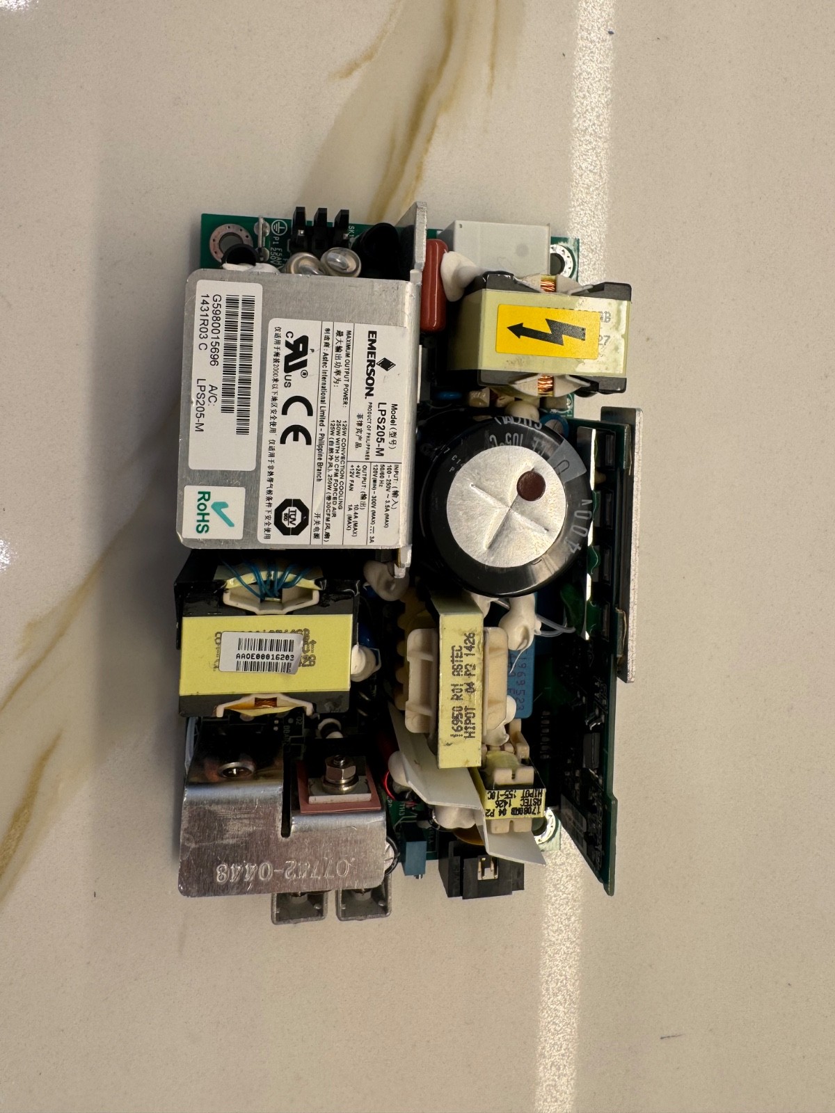 Emerson/Artesyn Embedded Power LPS205-M 24V 10.4/5.2A Open Frame AC-DC Converter Emerson/Artesyn Embedded Power LPS205-M 24V 10.4/5.2A Open Frame AC-DC Converter