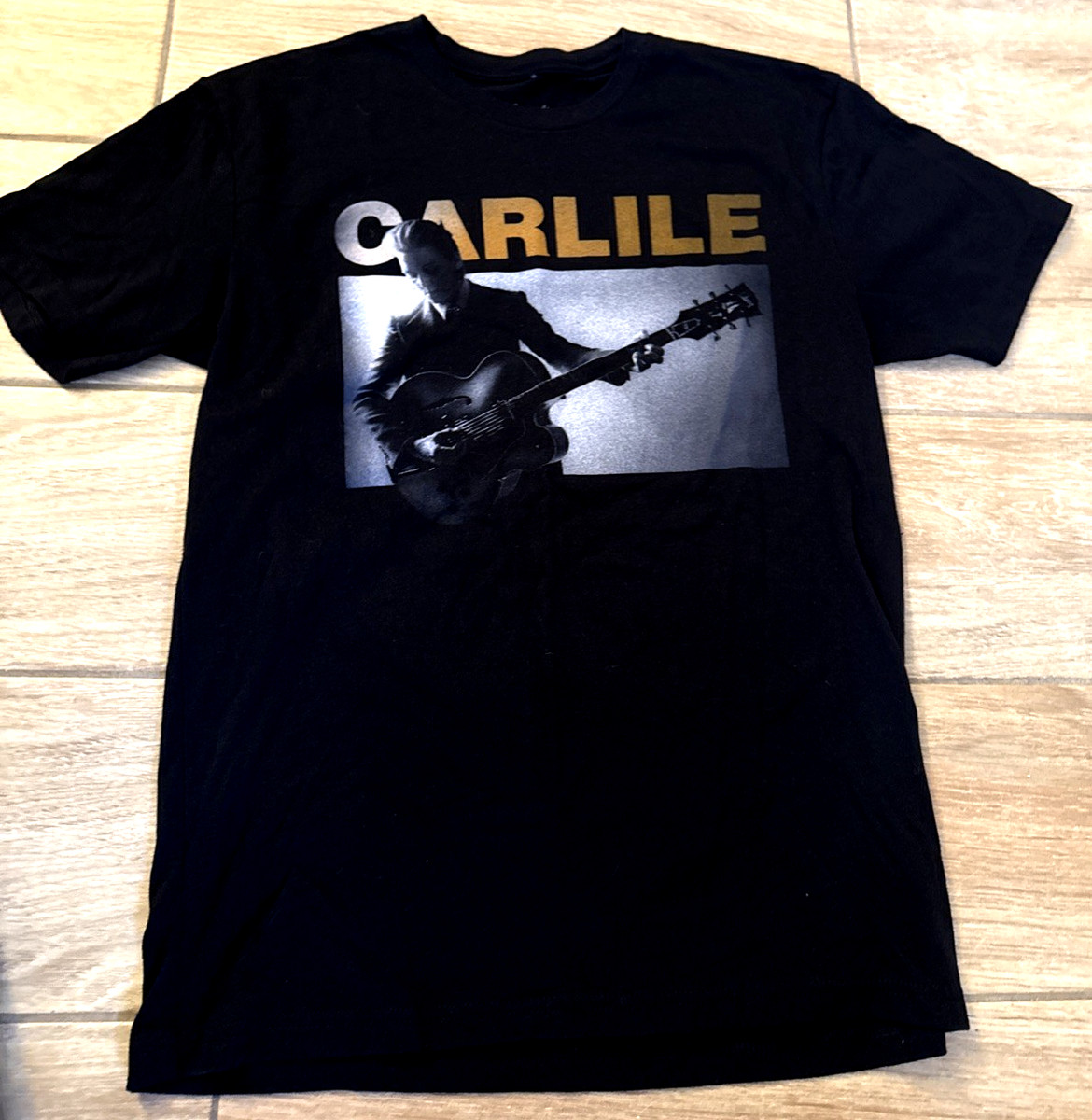 Brandi Carlisle Unisex Carlile Print Black Crew Neck T Shirt
