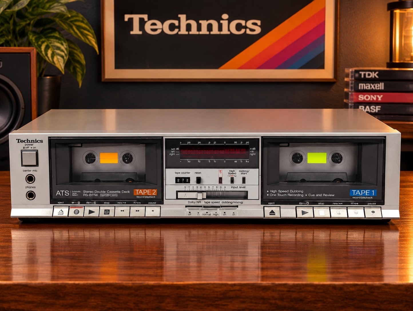 🔥Technics RS-B11W DUAL CASSETTE TAPE DECK SOUND DEMO AVAILABLE Please Read🔥