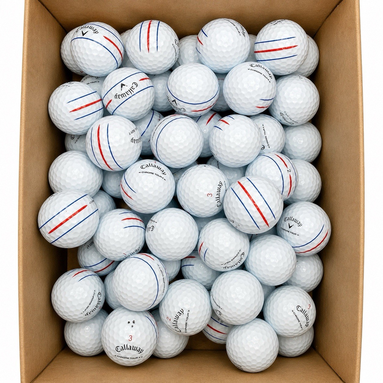 30 Callaway Chrome Soft & Chrome Tour Mixed Golf Balls 30 Callaway Chrome Soft & Chrome Tour Mixed Golf Balls
