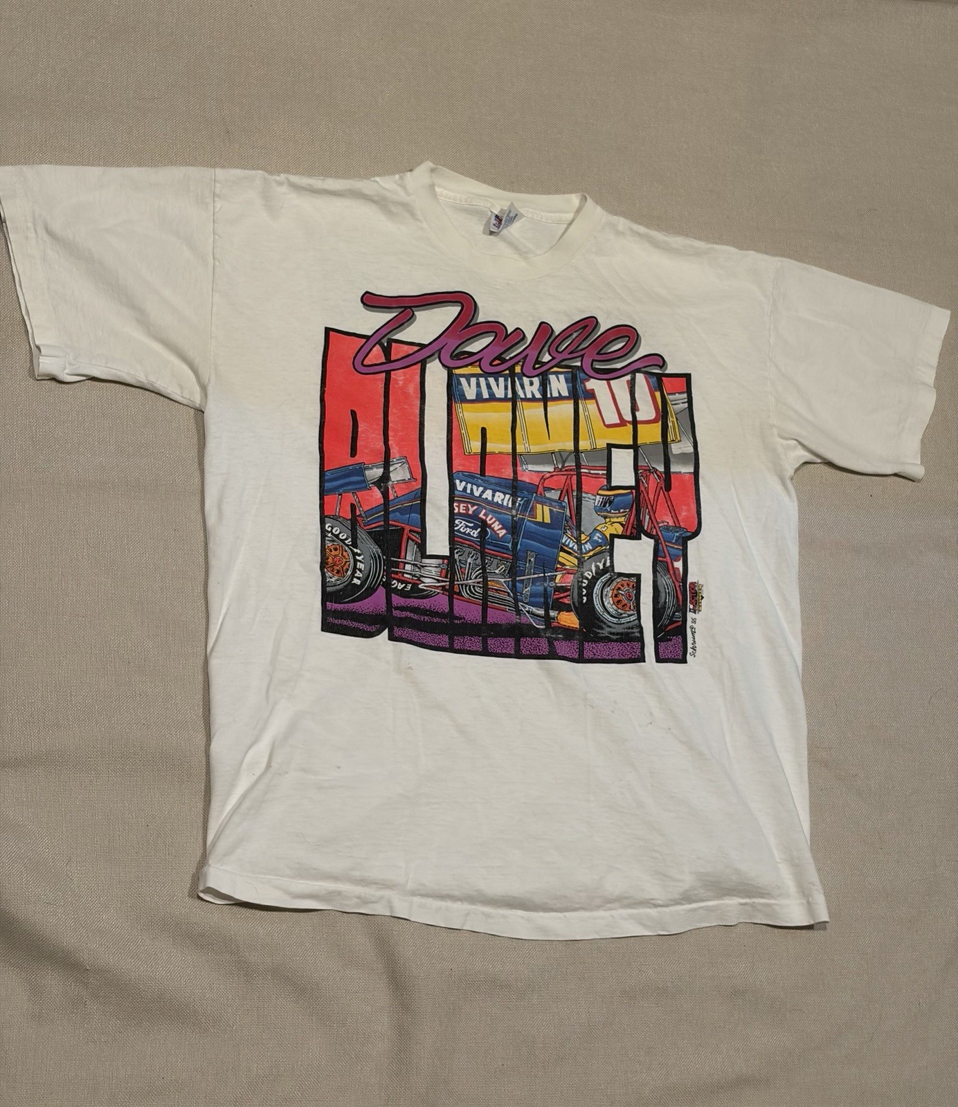 Vintage 1996 Dave Blaney Casey Luna Racing T-Shirt XL Kings Royal Champion Vintage 1996 Dave Blaney Casey Luna Racing T-Shirt XL Kings Royal Champion