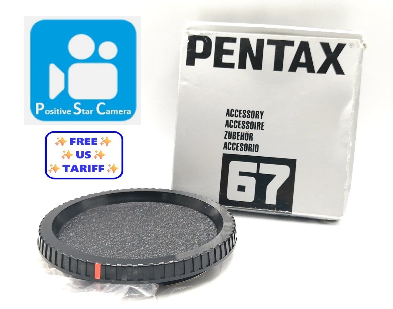 Genuine  Rare 🎦👀✨Unused✨ Pentax 67 6x7 Body Cap From JAPAN