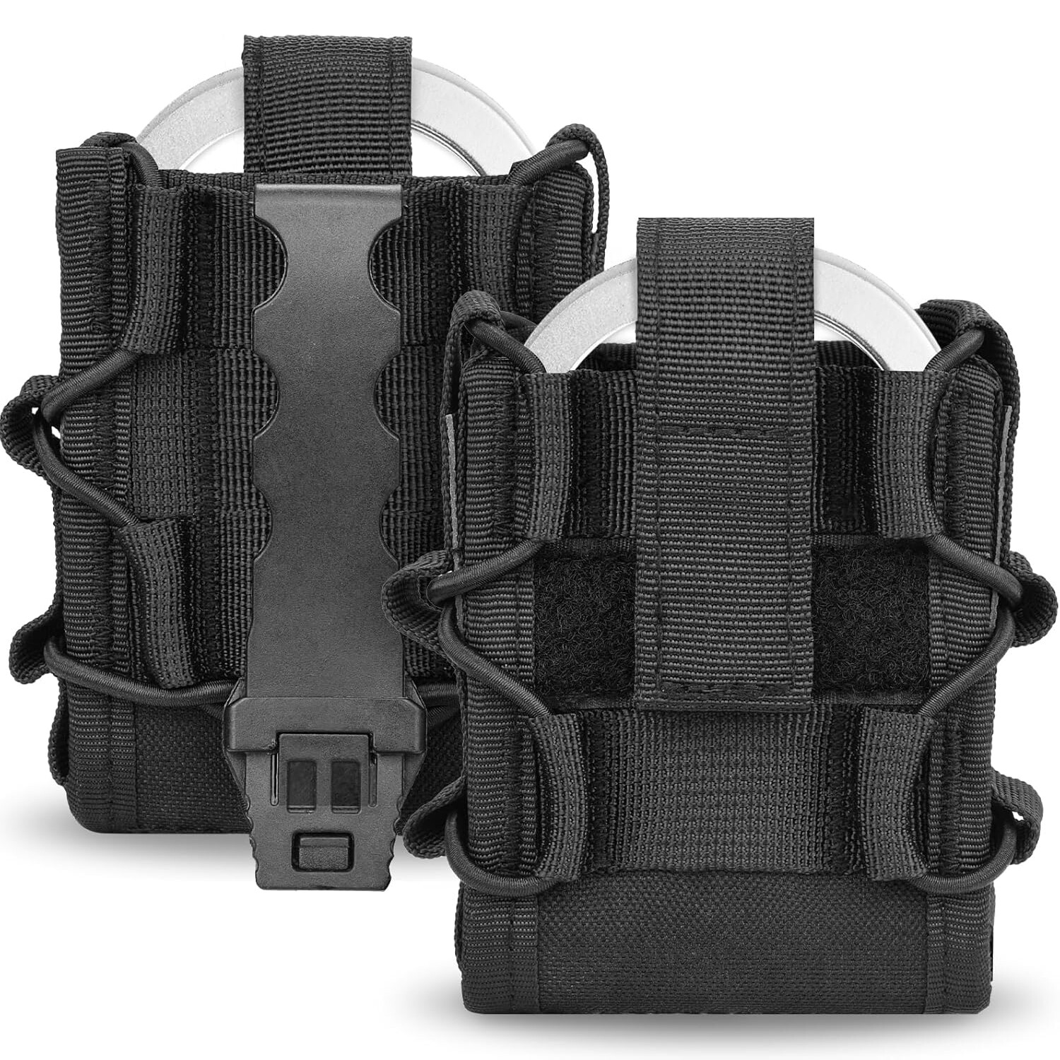 Molle Handcuff Holster for Duty Belt Handcuff Case Fit Asp Handcuff Hinged Pouch