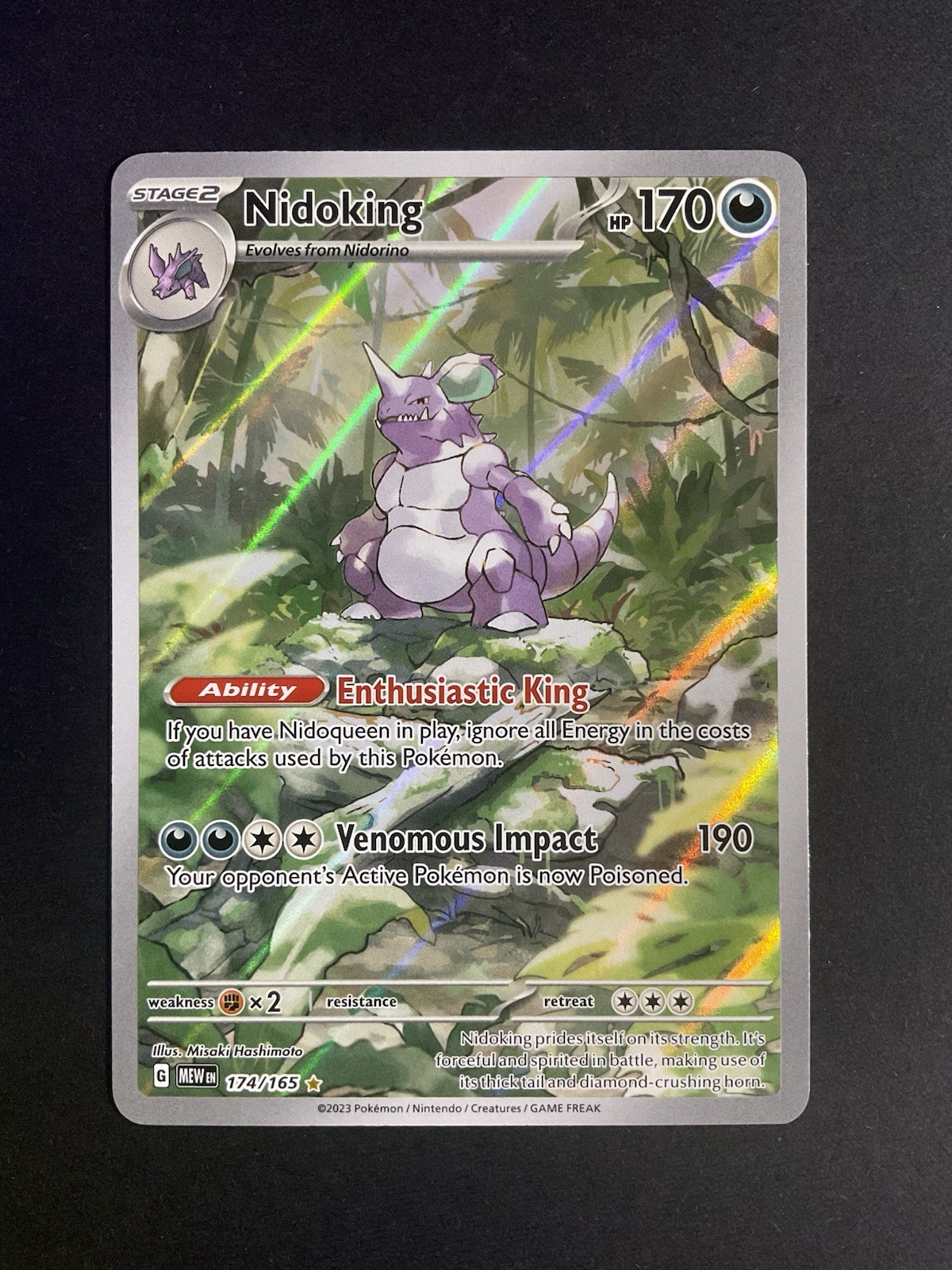 Nidoking 174/165 Sv: Scarlet & Violet 151 Holo Lp