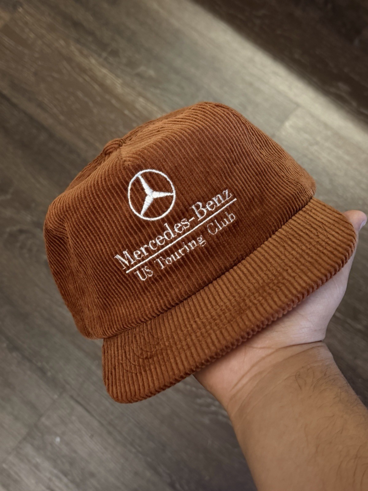Mercedes-Benz Corduroy Hat, US Touring Club Vintage Style