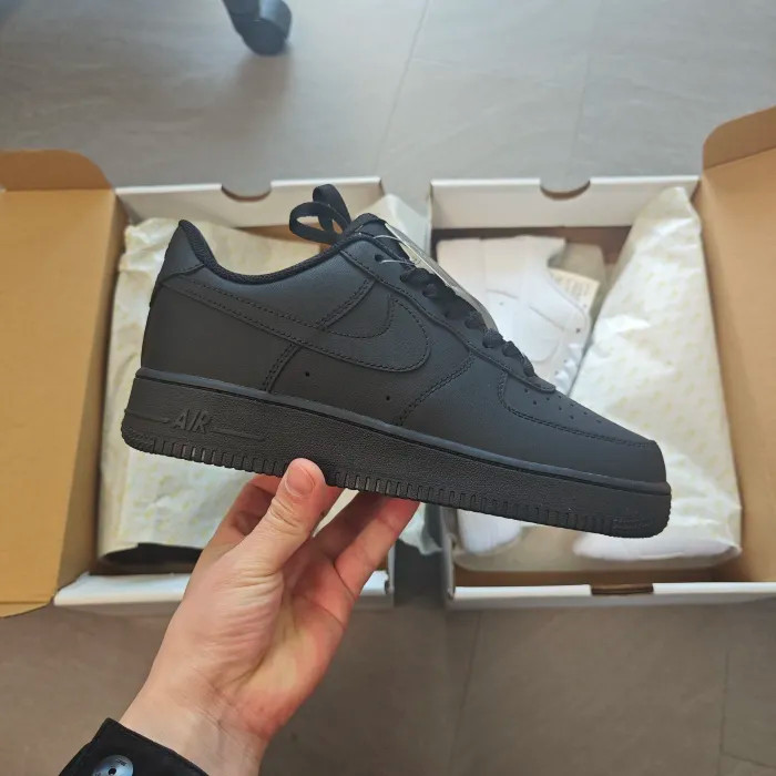 Nike Air Force 1 Black Low Black Mens Size 13 Sneaker CW2288-001