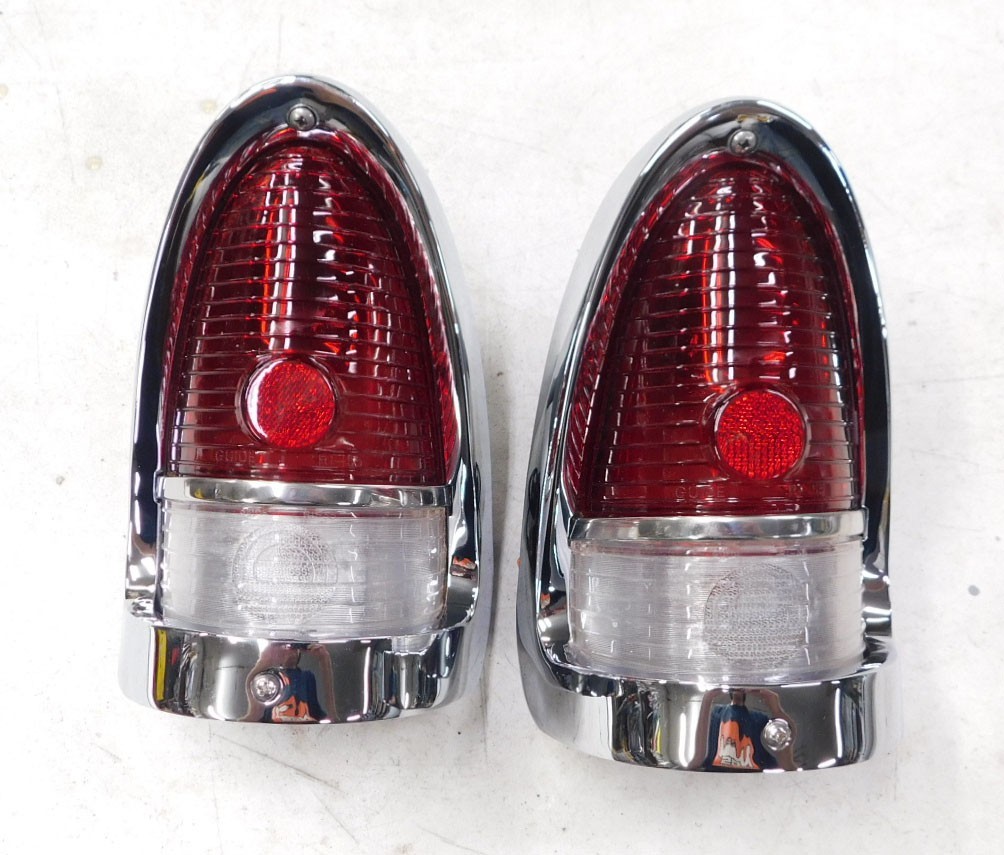 1955 chevy belair 210 150 tail light assemblies right & left #6 reconditioned