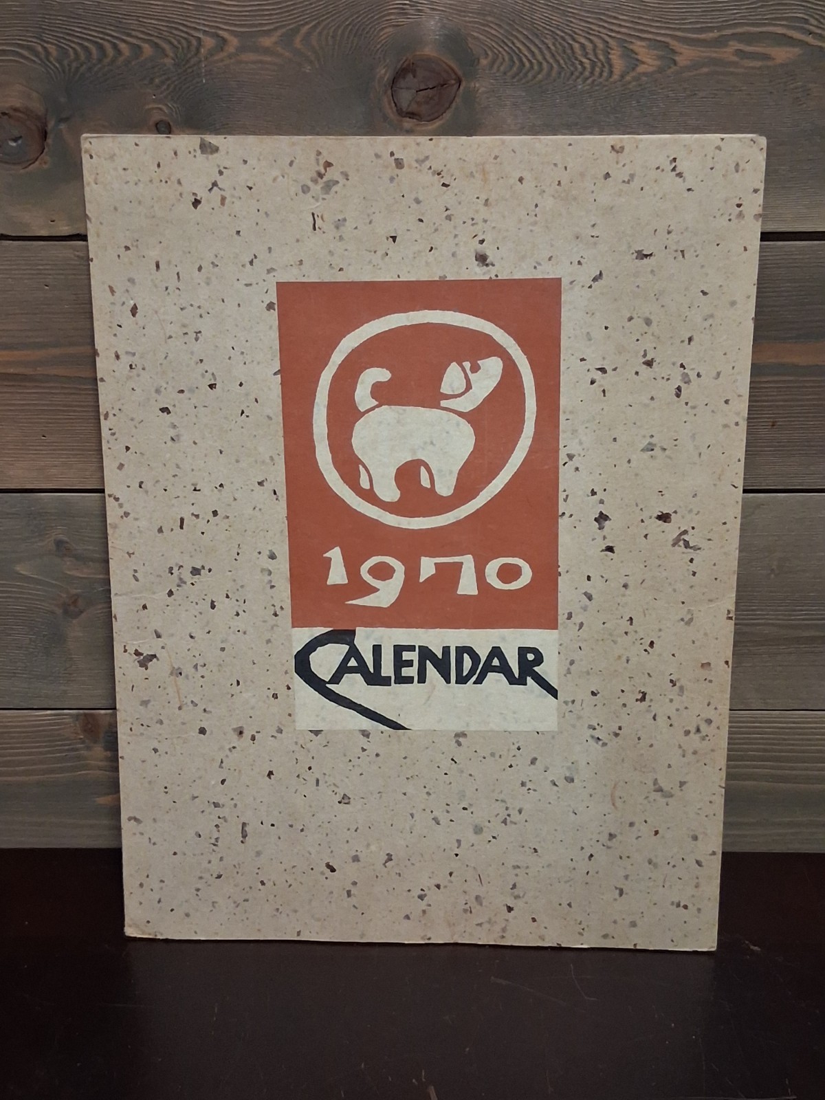 Vintage 1970 Japanese Calendar By Master Artist Keisuke Serizawa On Washi Paper
