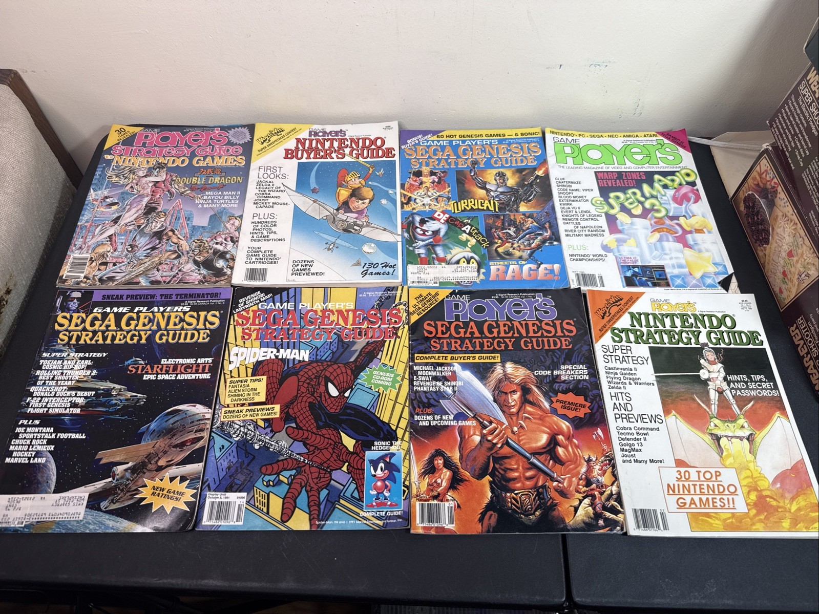 Game Players Magazine Lot Nintendo Sega Genesis Guides 80s 90s VTG