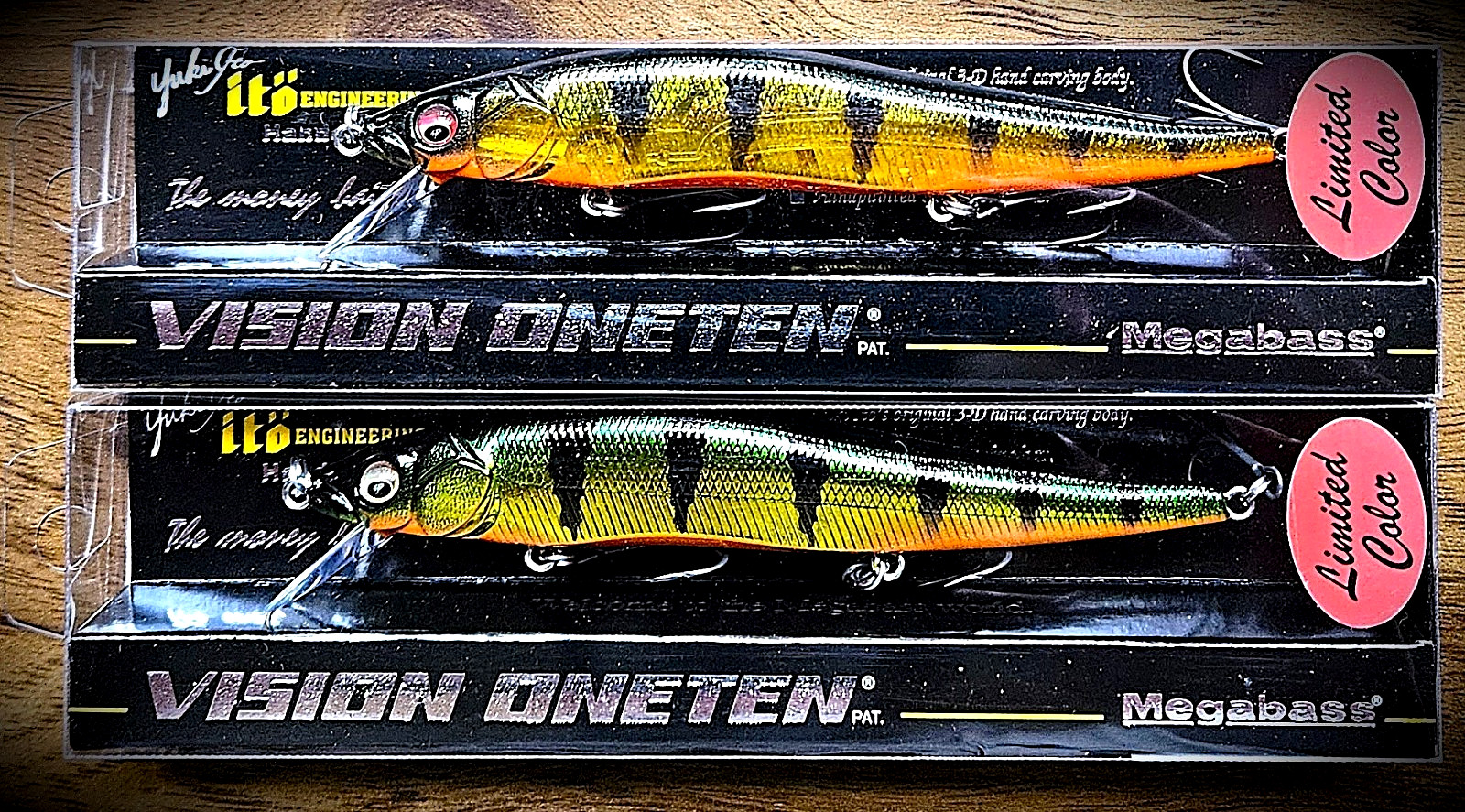 Megabass Vision Oneten 110 Great Lakes Perch 2-PACK Both Models Exclusive Colors