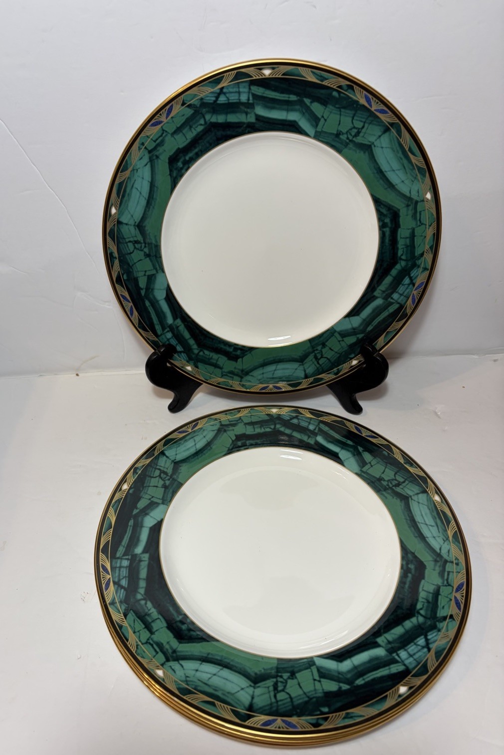Lenox Luncheon Dessert Salad Plates 9”Debud Collection Pattern KELLY SET of 4 EX Lenox Luncheon Dessert Salad Plates 9”Debud Collection Pattern KELLY SET of 4 EX