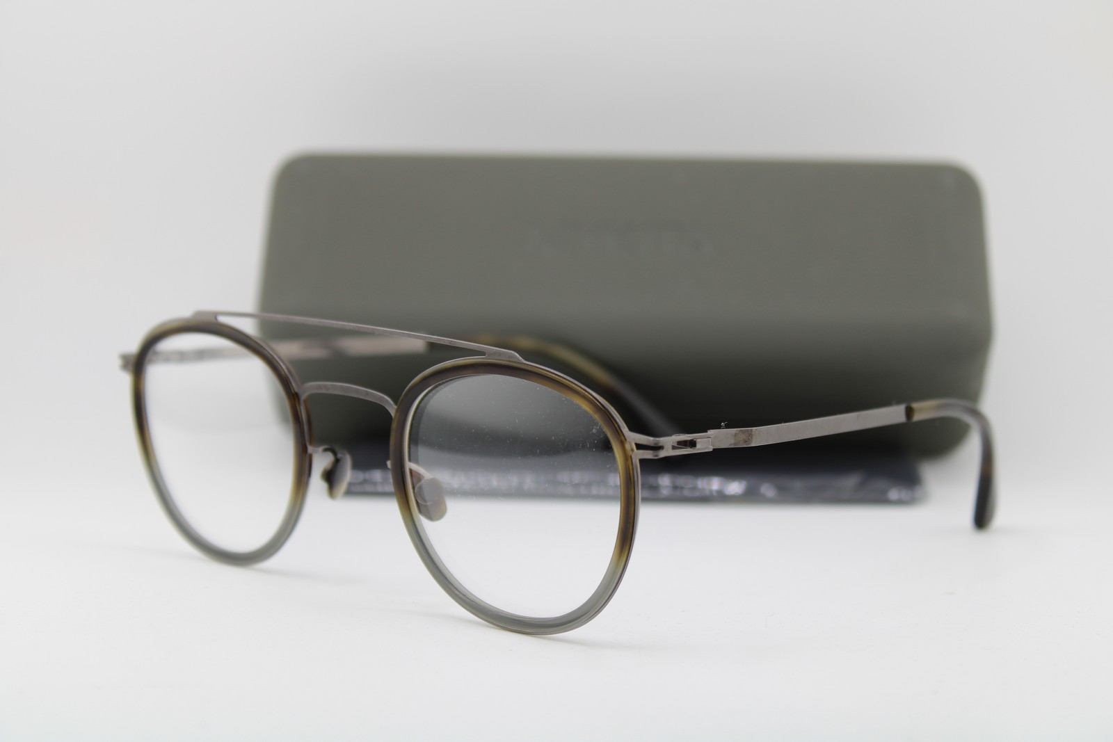 NEW MYKITA LITE OLLI COL. 962 BROWN FADE GUNMETAL AUTHENTIC EYEGLASSES 47-25 NEW MYKITA LITE OLLI COL. 962 BROWN FADE GUNMETAL AUTHENTIC EYEGLASSES 47-25