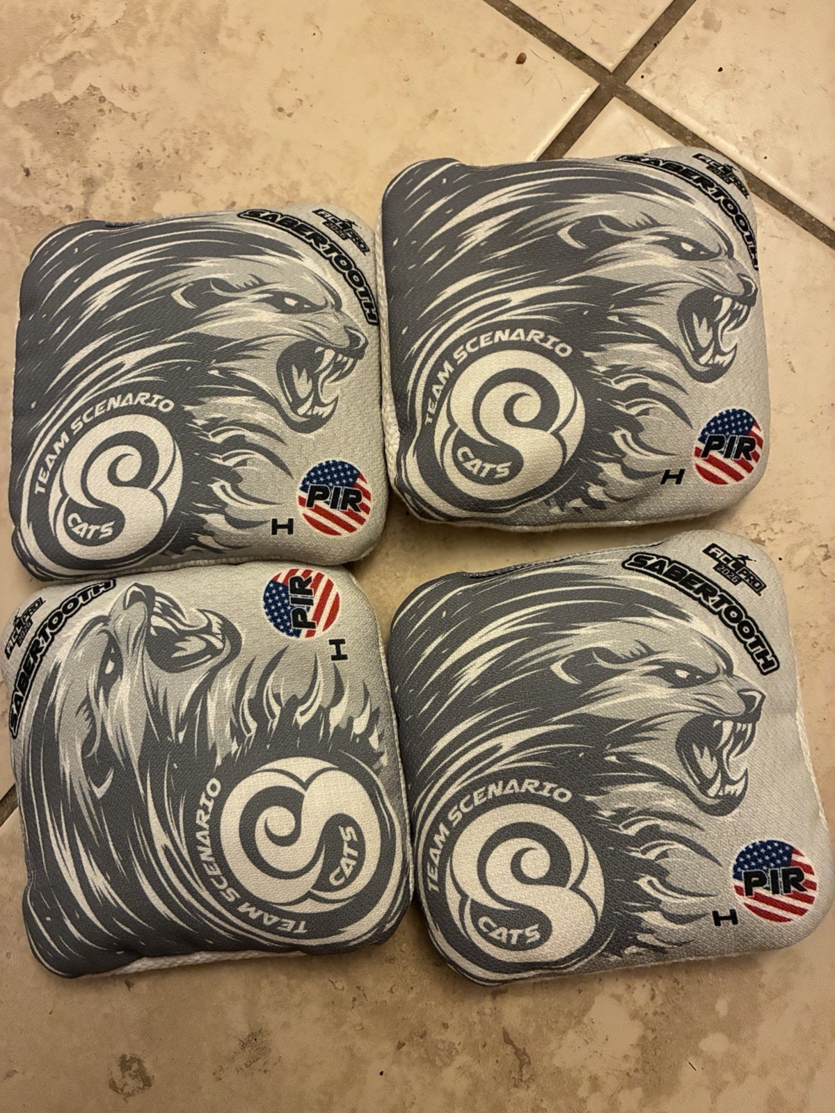 Cornhole Team Scenario CATS Sabertooth PIR 2026 ACL Cornhole Bags Cornhole Team Scenario CATS Sabertooth PIR 2026 ACL Cornhole Bags