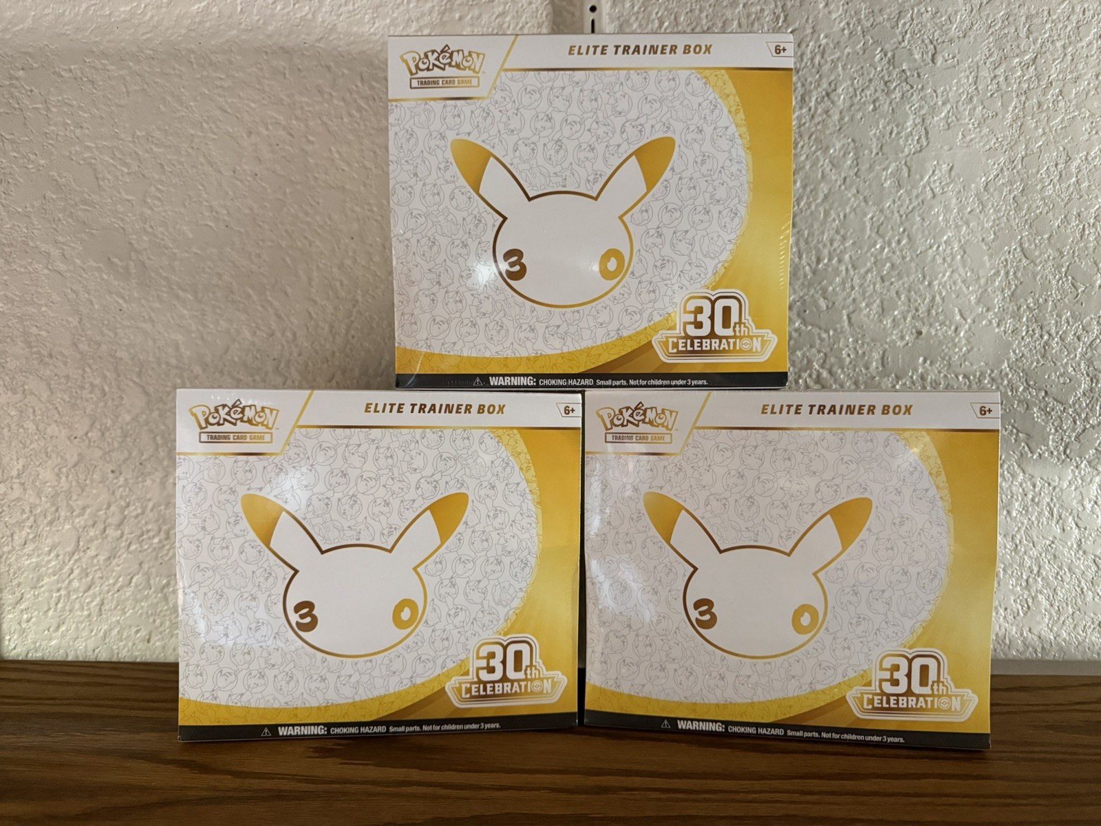 3 Pokemon 30th Anniversary Celebration ETB bundle In Hand Sealed, ON HAND