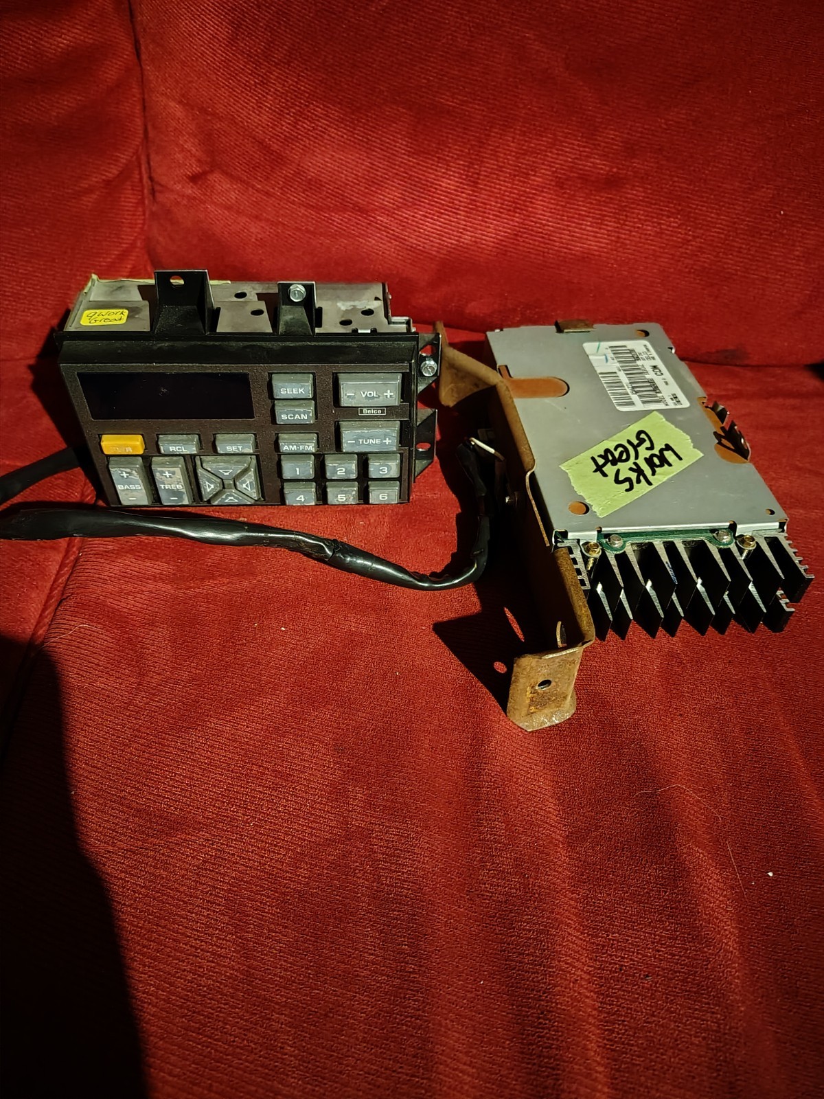 88-94 Chevy Truck Complete Delco Radio Amp OEM C/K OBS WORKS AS SHOULD 88-94 Chevy Truck Complete Delco Radio Amp OEM C/K OBS WORKS AS SHOULD