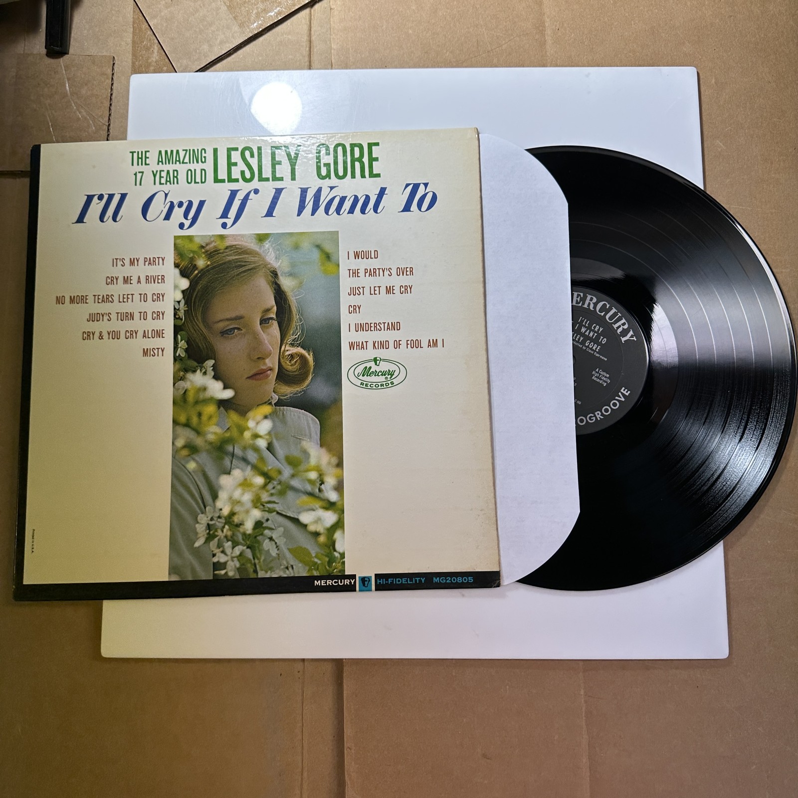 I'll Cry If I Want To LP Vinyl Record Lesley Gore Vocal Mercury Mono