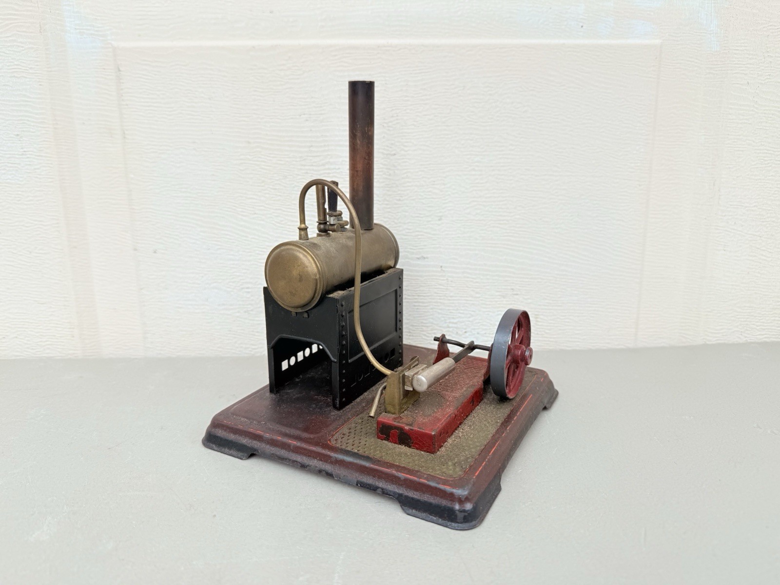 Antique Bing GBN Stationary Live Steam Engine Bavaria Tin Toy