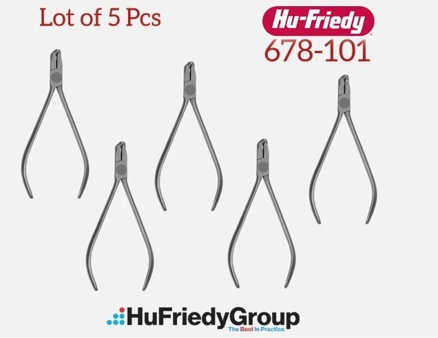 Lot of 5 Pcs Hu-friedy 678-101 Universal Cut and Hold Distal End Cutter Lot of 5 Pcs Hu-friedy 678-101 Universal Cut and Hold Distal End Cutter