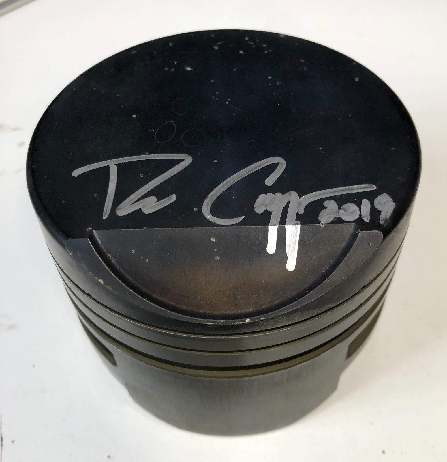 Ron Capps Signed 2019 NHRA Funny Car Race Used CP Piston Top Fuel Memorabilia
