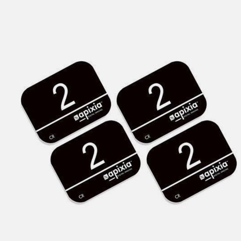 Apixia Phosphor Plates Size 2 PSP Digital Imaging 4/Pack