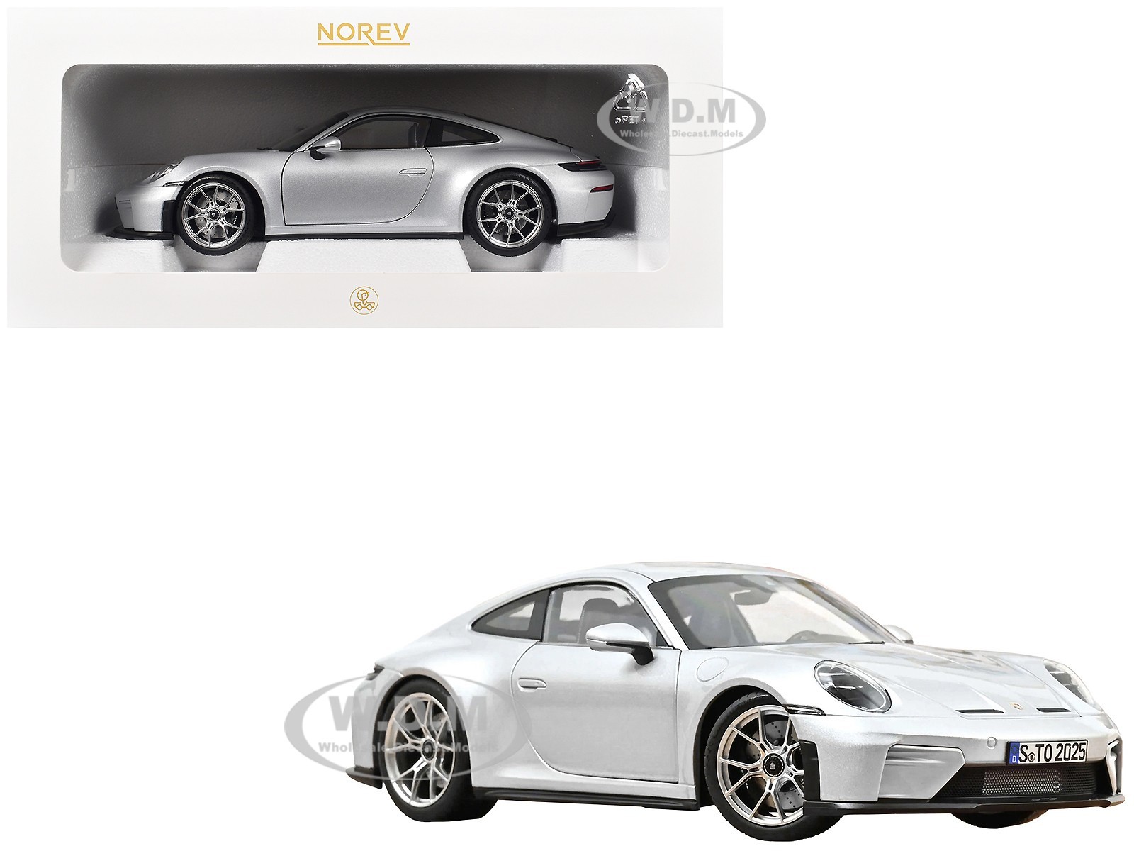 2025 PORSCHE 911 GT3 TOURING GT SILVER 1/18 DIECAST MODEL CAR BY NOREV 187002 2025 PORSCHE 911 GT3 TOURING GT SILVER 1/18 DIECAST MODEL CAR BY NOREV 187002