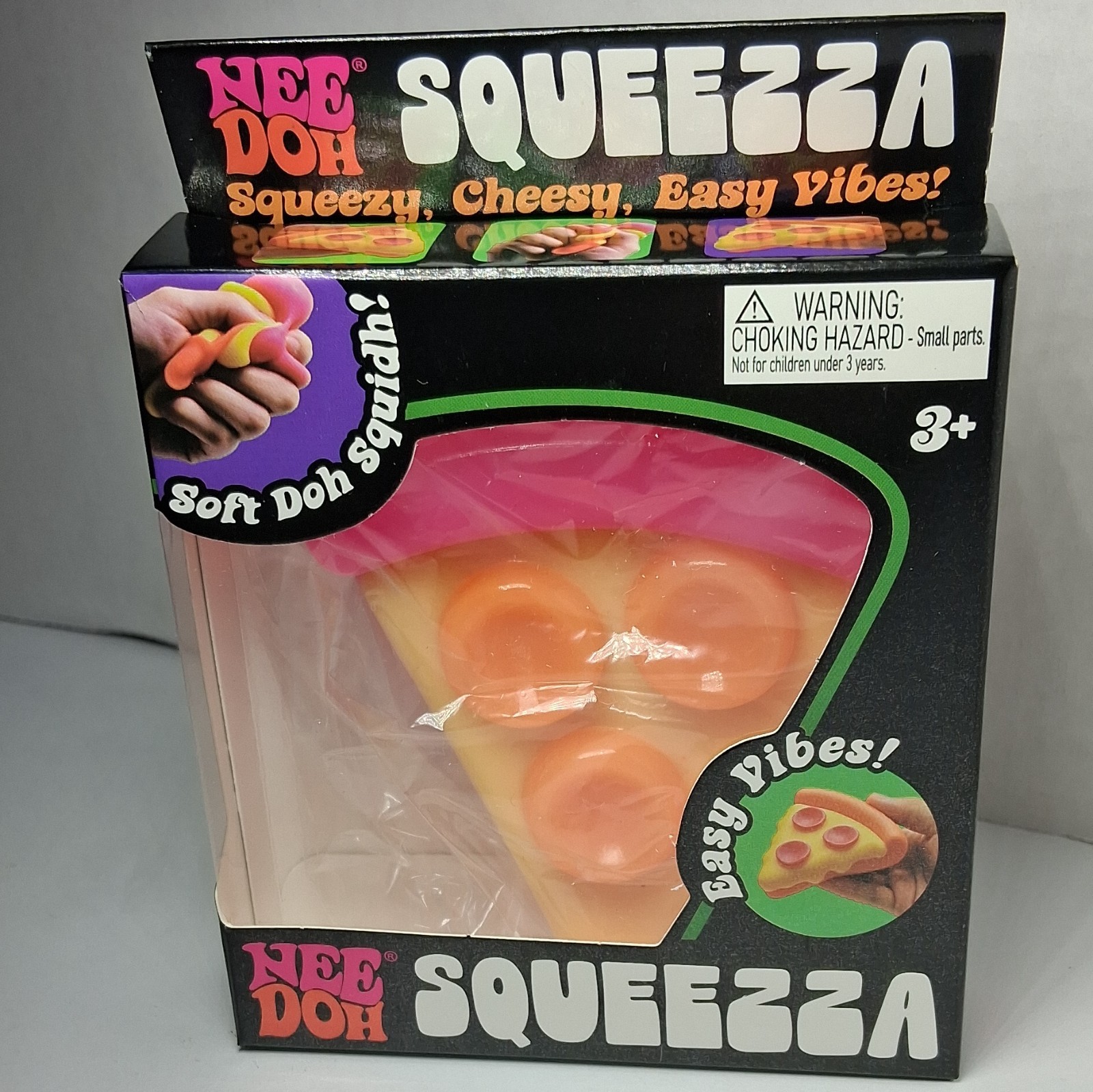 Schylling NeeDoh Pizza Polyvinyl Alcohol Gel Squeeze Ball, Soft Schylling NeeDoh Pizza Polyvinyl Alcohol Gel Squeeze Ball, Soft