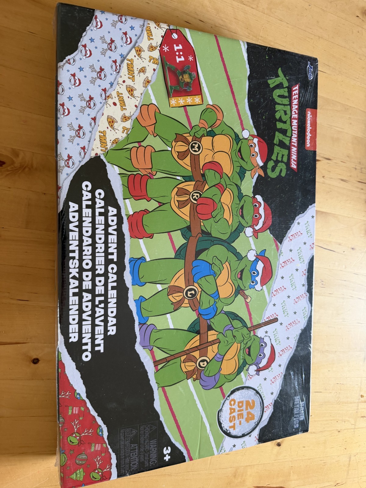 NIB 2024 Nickelodeon TMNT Advent Calendar Teenage Mutant Ninja Turtles