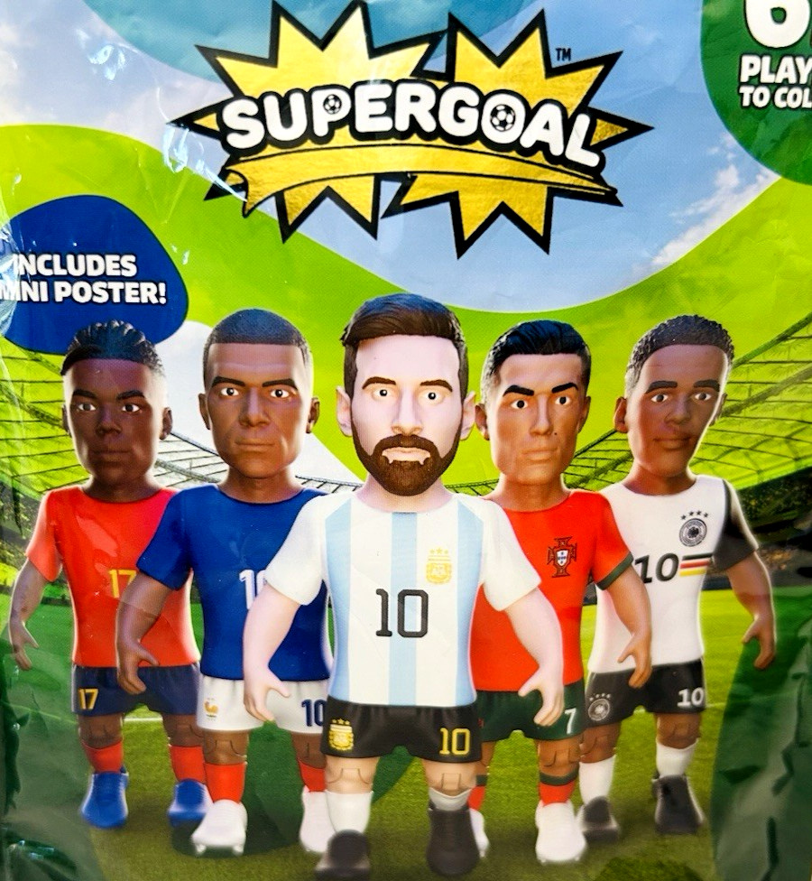 Super Goal World\'s Best Soccer Player Action Figure Blind Bag Mystery 1-Pack