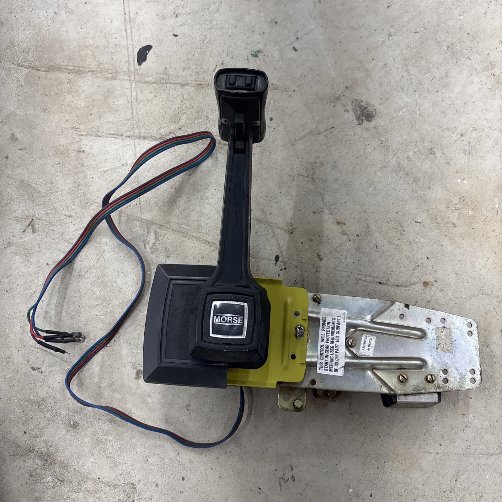 Morse Throttle Shift Control Mercruiser & OMC Side Mount Shifter Morse Throttle Shift Control Mercruiser & OMC Side Mount Shifter