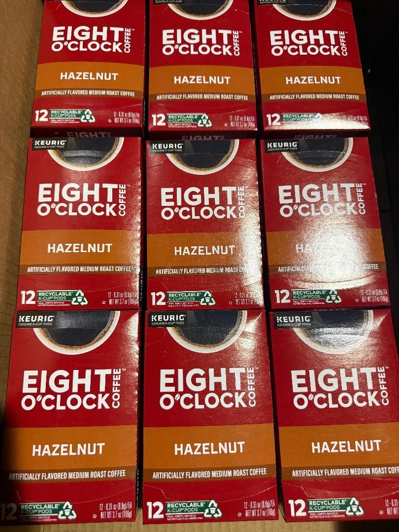 Eight O\'clock Coffee Hazelnut Peaks, Keurig Single Serve K-Cup Pods, 108 Count Eight O\'clock Coffee Hazelnut Peaks, Keurig Single Serve K-Cup Pods, 108 Count