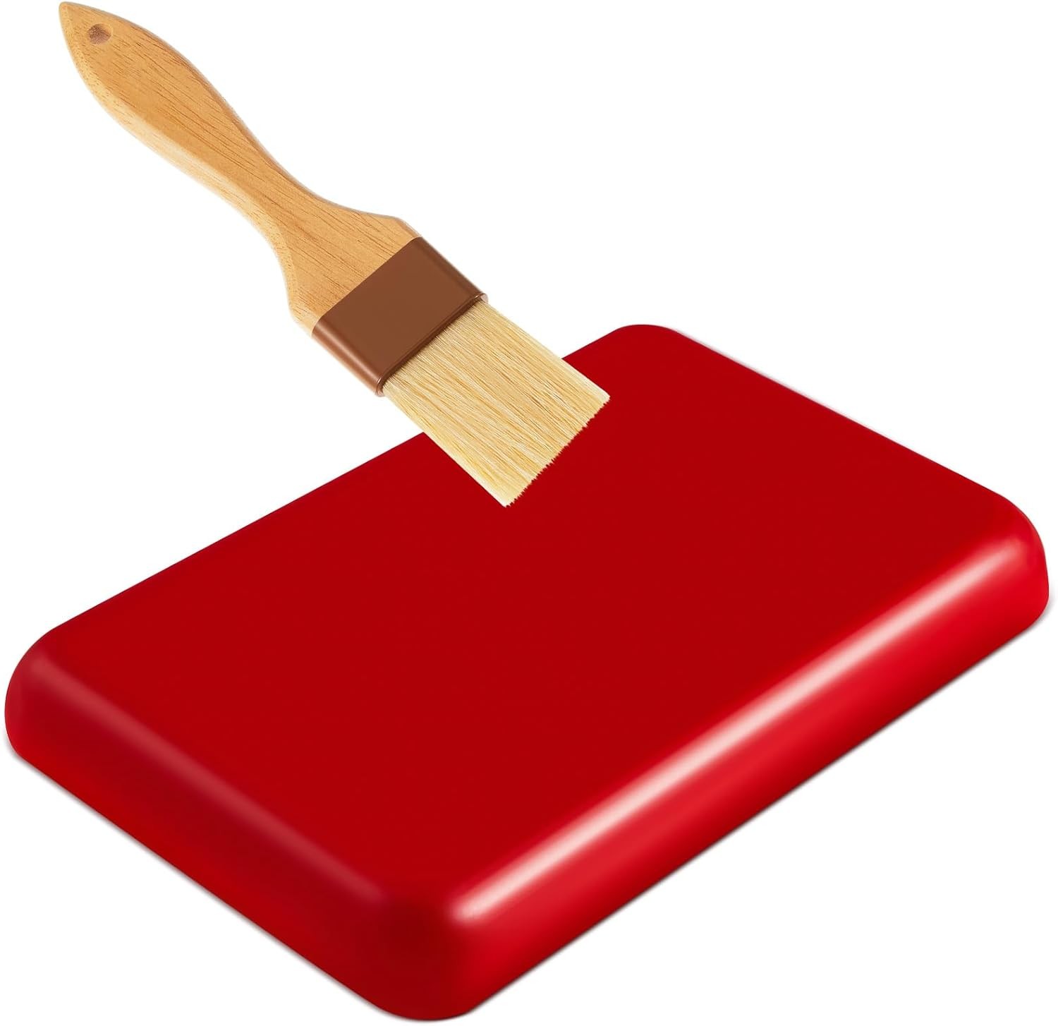 Cheese Wax Block 2.2 lb Red Wax for Cheese Making Brush for Long Term Storag 