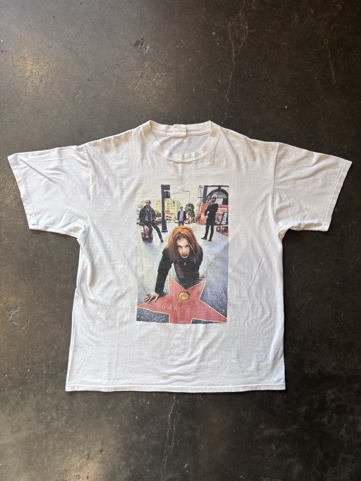 Vintage 1996  Garbage Tour Tee shirt 