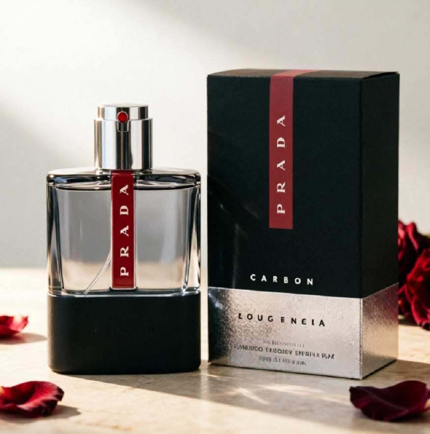 Prada Luna Rossa Carbon by Prada 3.4 oz EDT Cologne for Men New In Box