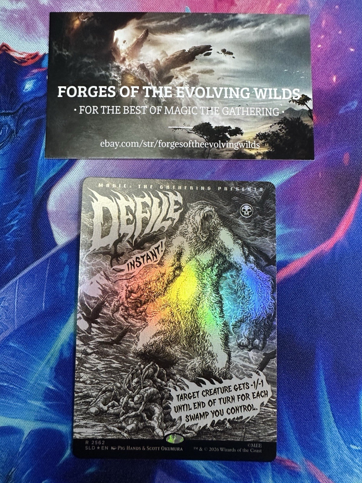 Defile Foil 2562 Secret Lair The Hobbit Desolation