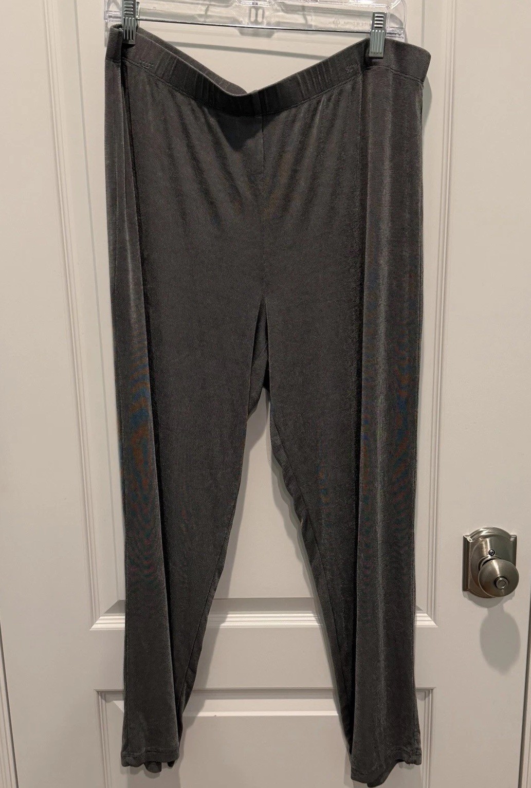 Chico\'s Travelers Pants Soft Black Shimmery Pull On Women’s Sz XL (3)