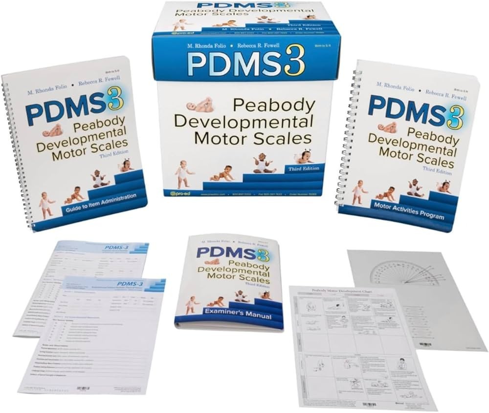 PDMS-3, Peabody Developmental Motor Scales, Third Edition New Complete Kit PDMS-3, Peabody Developmental Motor Scales, Third Edition New Complete Kit