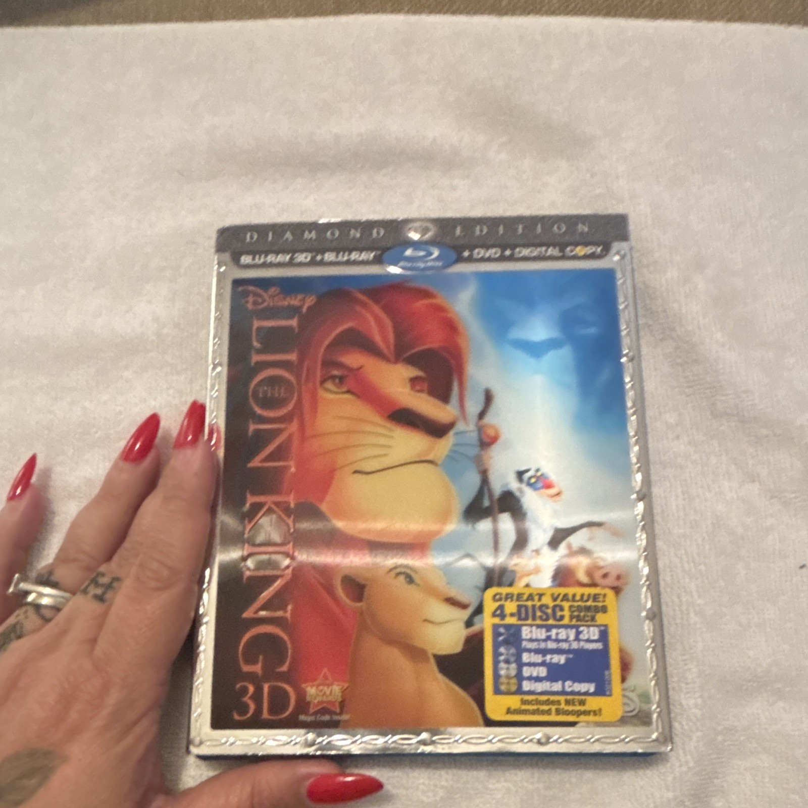 Disney The Lion King 3D Diamond Edition Blu-ray/DVD 3D 2-Disc 88 min